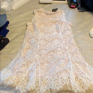 Ivory lulus dress